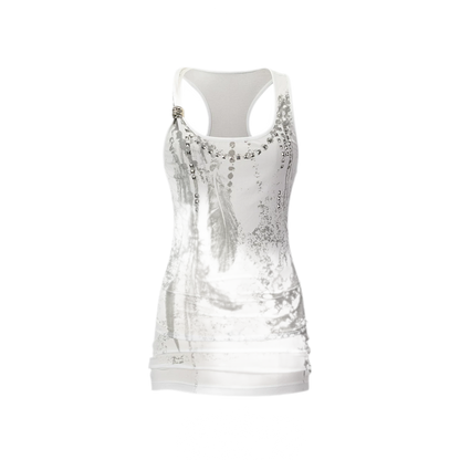 Tribal Feather Chain Cami