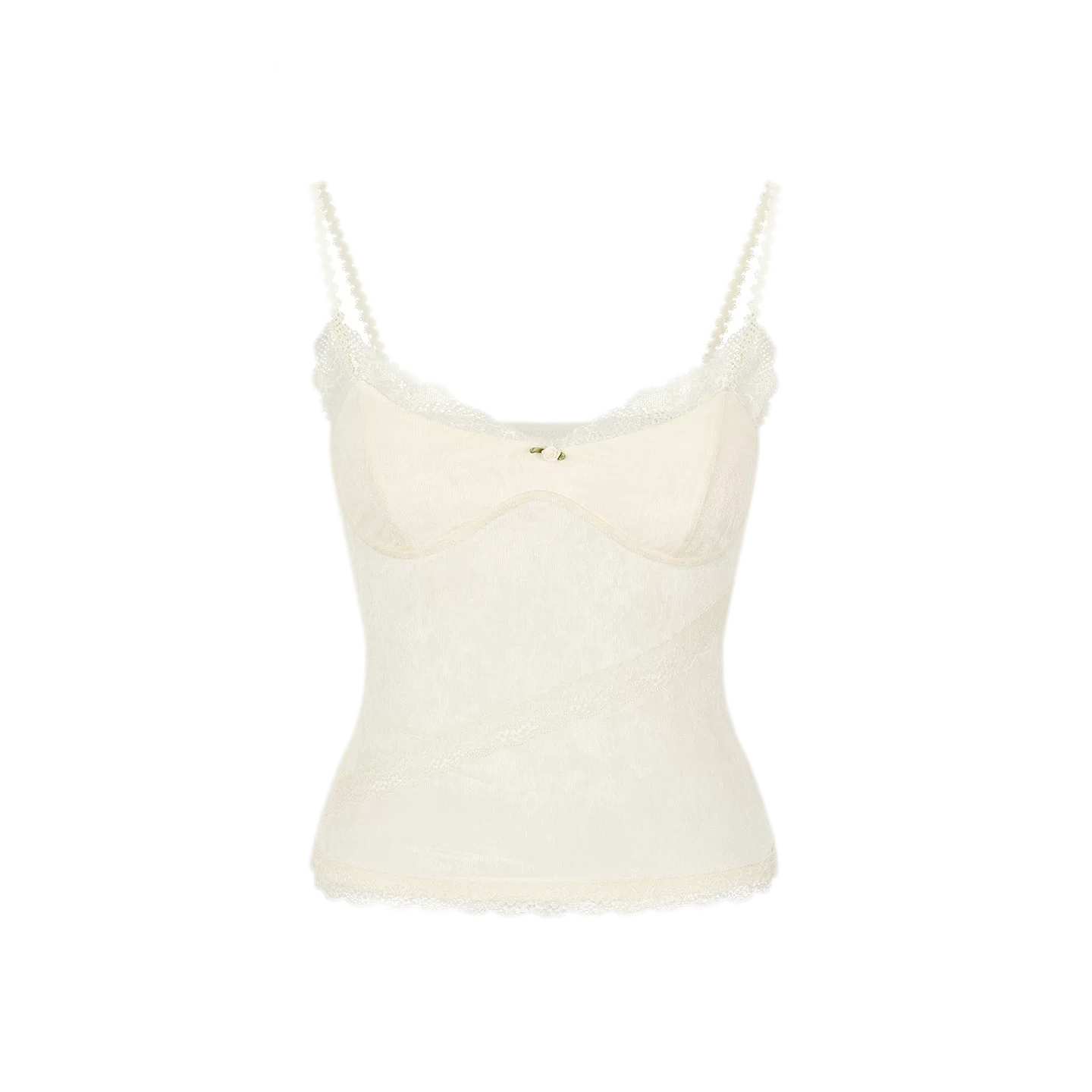 Lace Velvet Cami Top