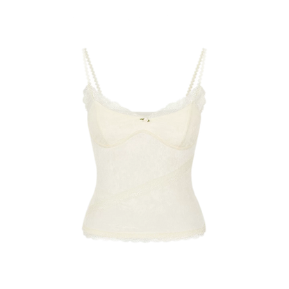 Lace Velvet Cami Top