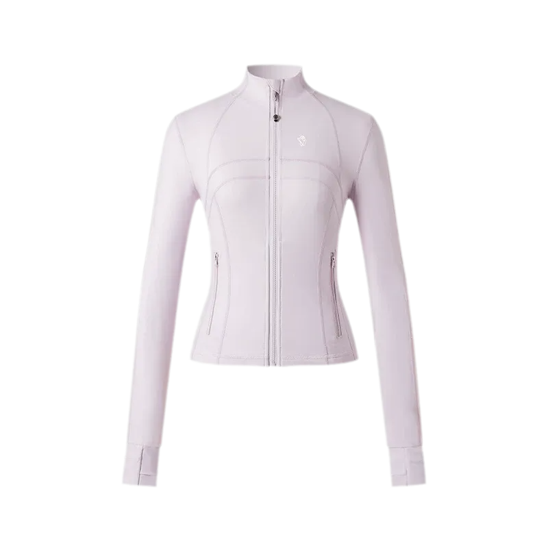 Mesh Panel Zip Jacket