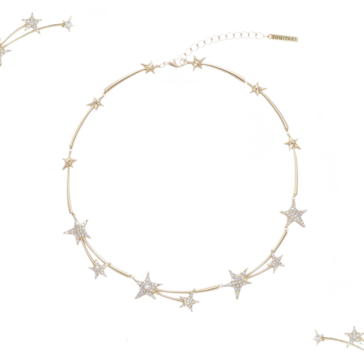 Meteor Cubic Zirconia Necklace