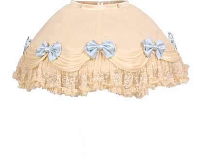 Lace Ruffle Layered Skirt