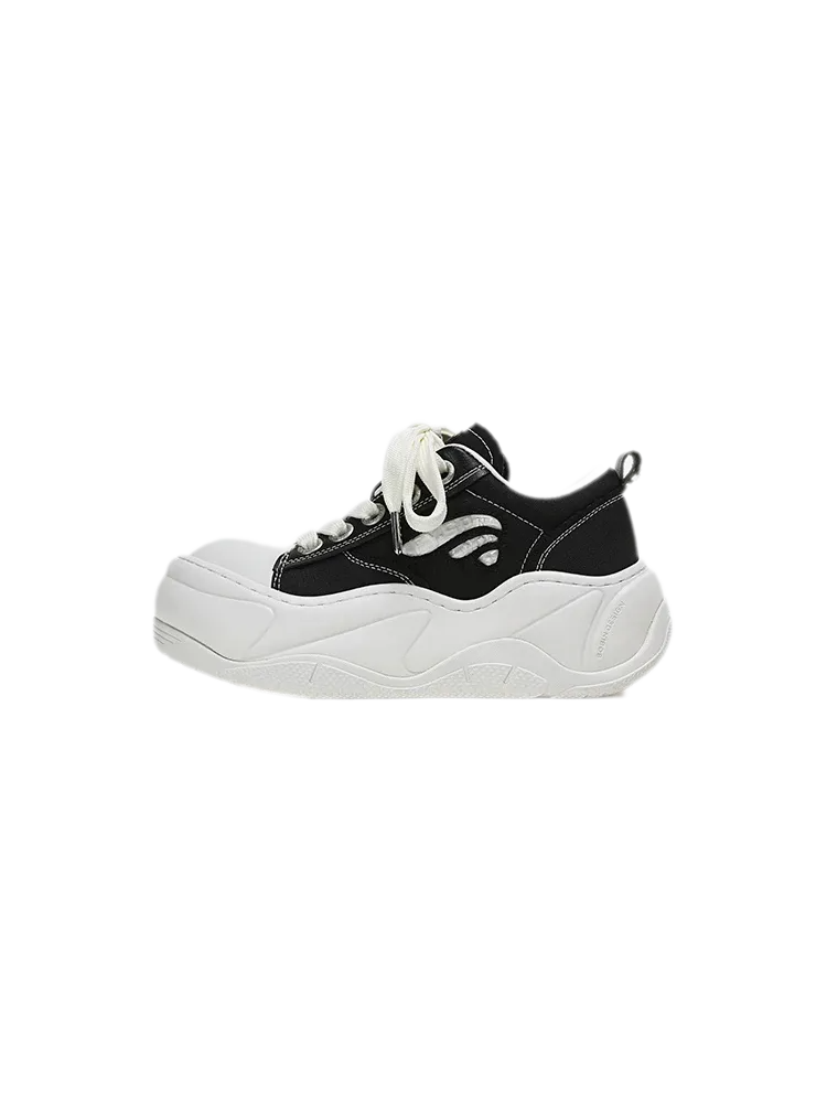 Canvas Platform Sneakers