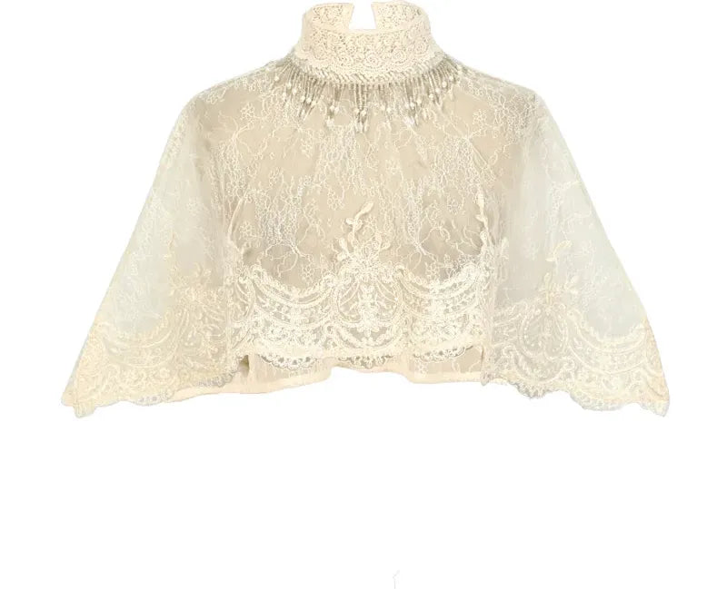 Lace Victorian Cape Top