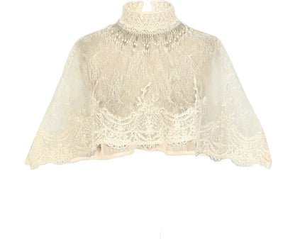 Lace Victorian Cape Top