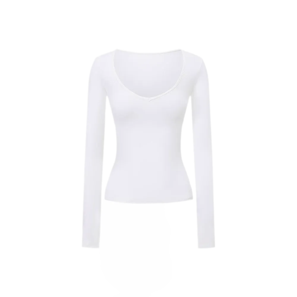 Bare-Feel V-Neck Top