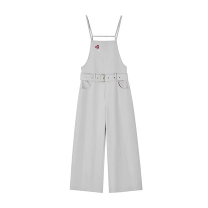 Vintage Relaxed Straight-Leg Overalls