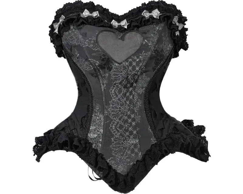 Gothic Heart Fishbone Corset