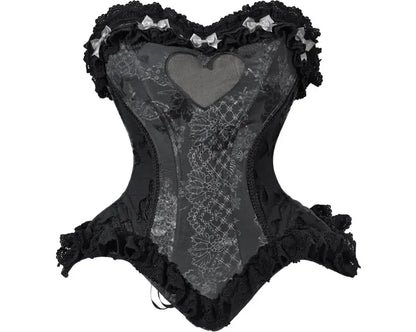 Gothic Heart Fishbone Corset