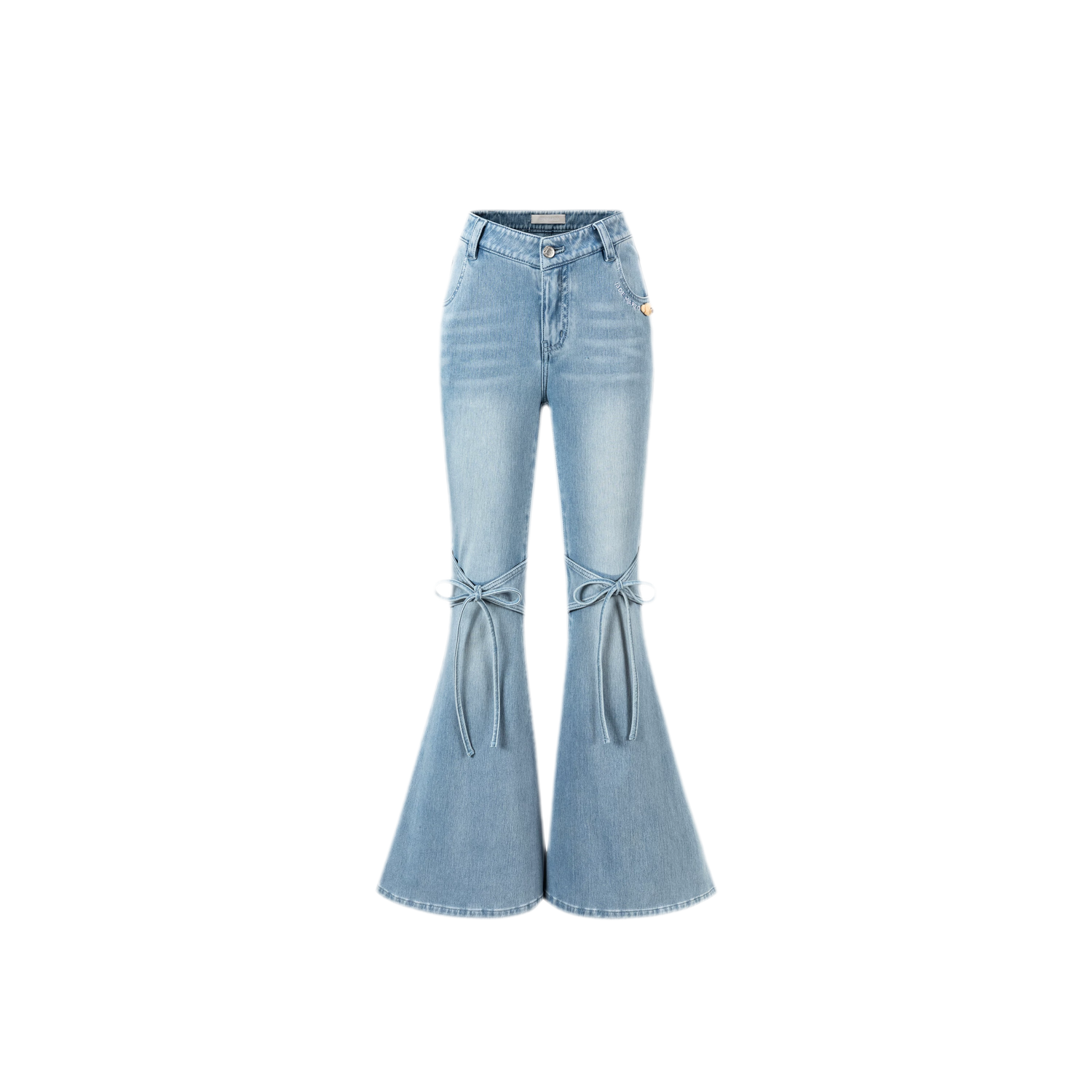 Mermaid Flare Denim Pants