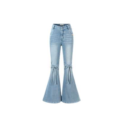 Mermaid Flare Denim Pants