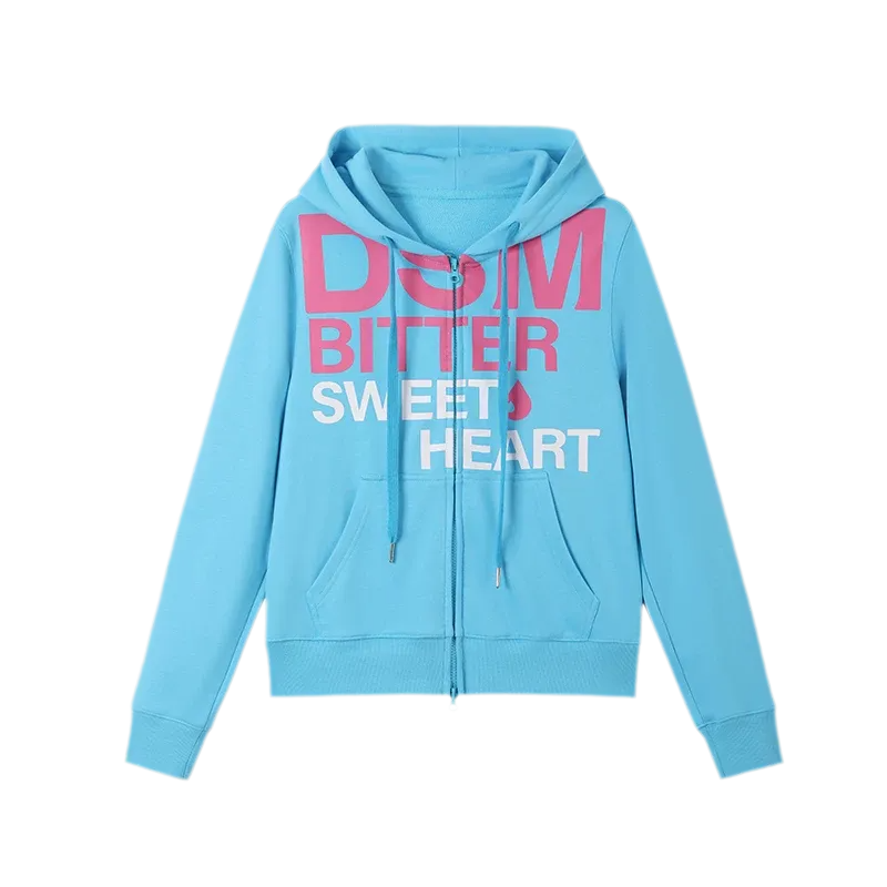 Graphic Logo Fitted Hoodie