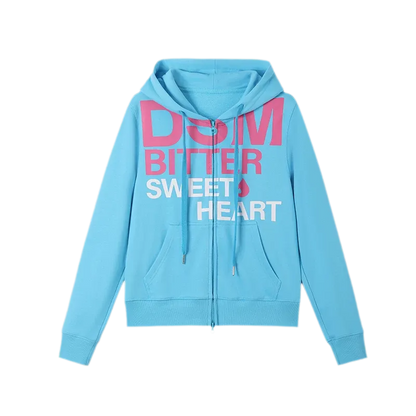 Graphic Logo Fitted Hoodie