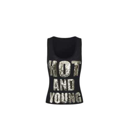 24ANS x UWA Sequin Embroidered Tank
