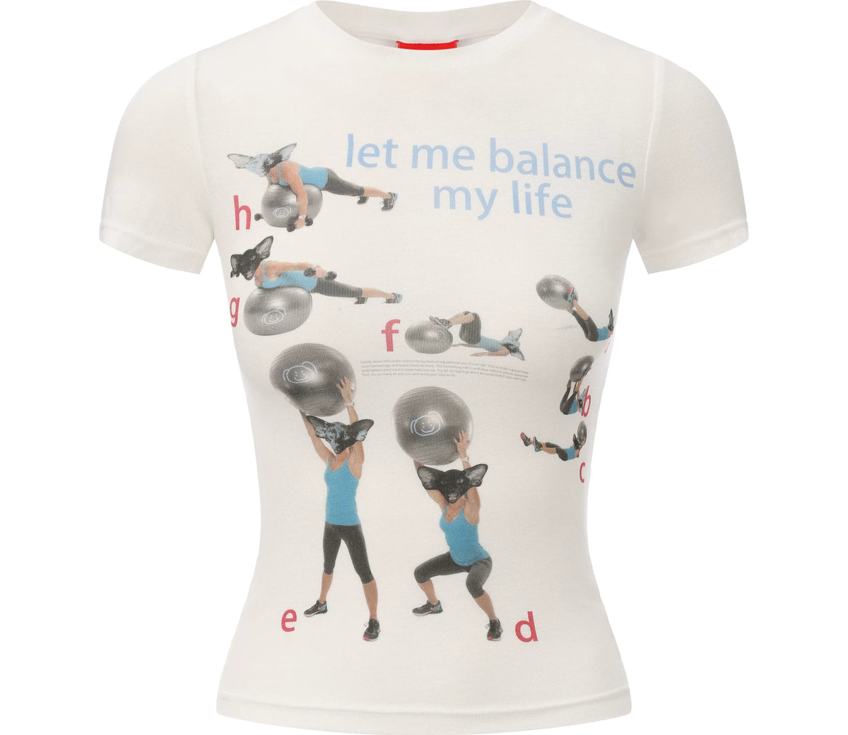 Tencel Cat Print Fitted Tee