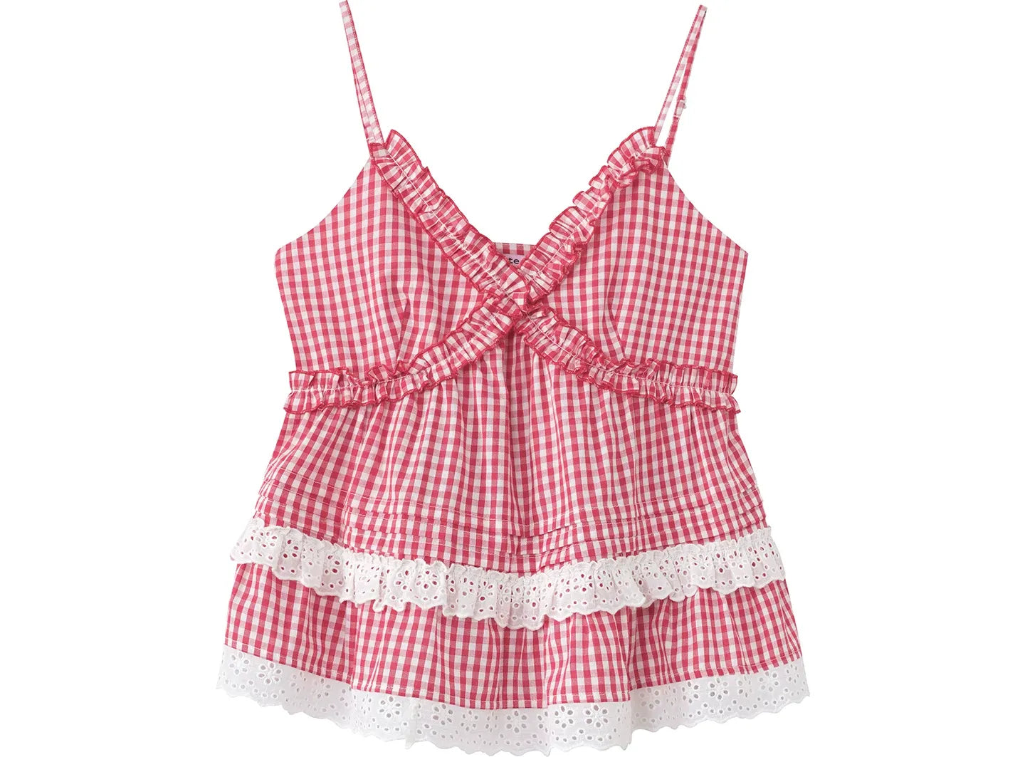 Eyelet Tie Cami Top
