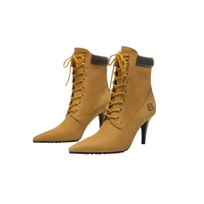 Suede Pointed-Toe Stiletto Boots