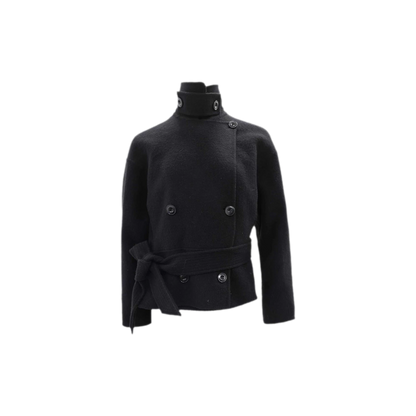 Double-Faced Wool Short Coat