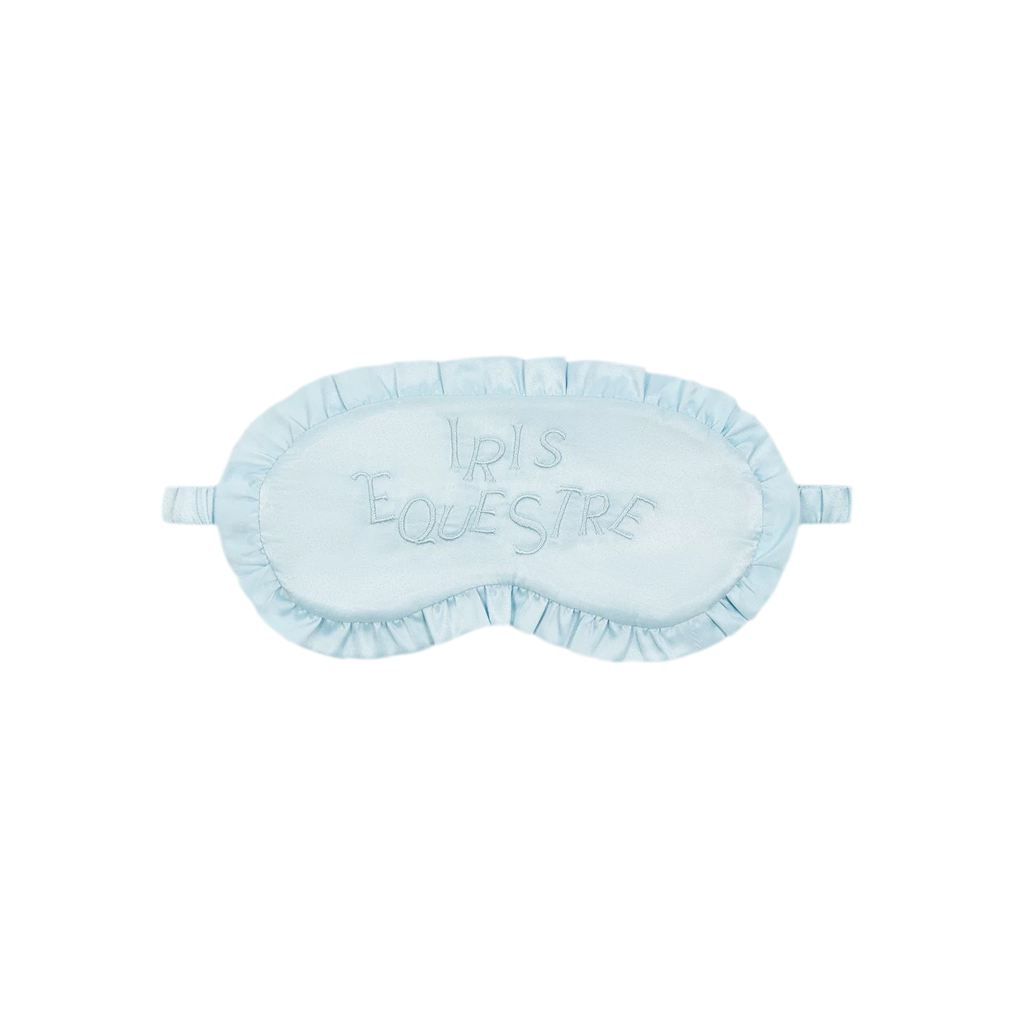French Ruffle Embroidered Sleep Eye Mask