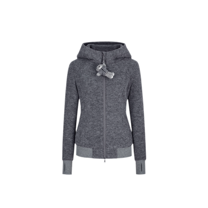 Soft Fleece Slim-Fit Hooded Jacket