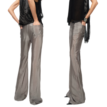 Silky Flared Lounge Pants