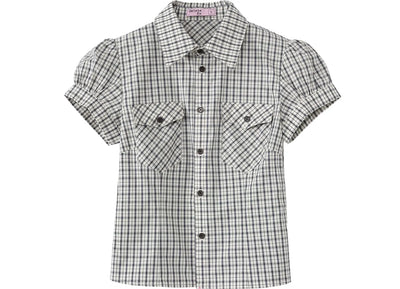 Black and White Plaid / S