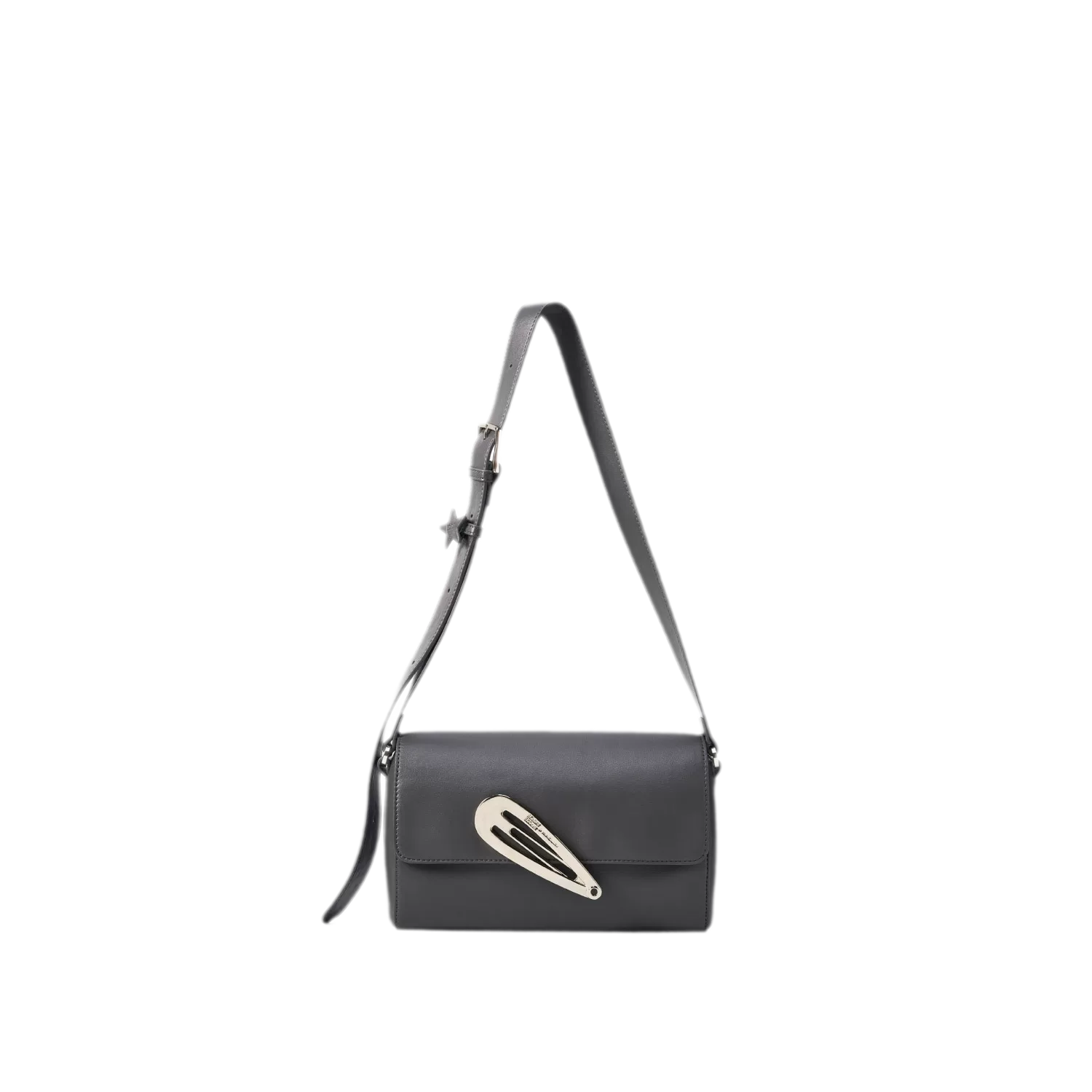 Sheep-Grain PU Flap Bag