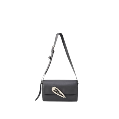 Sheep-Grain PU Flap Bag