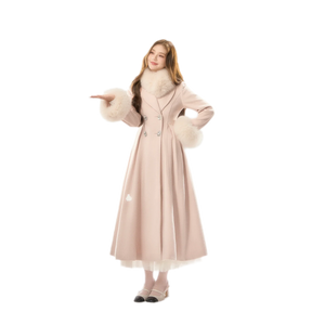 Pink (With Fur Collar) / S
