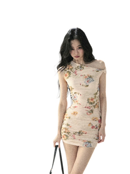 Floral Fish Tail Dress