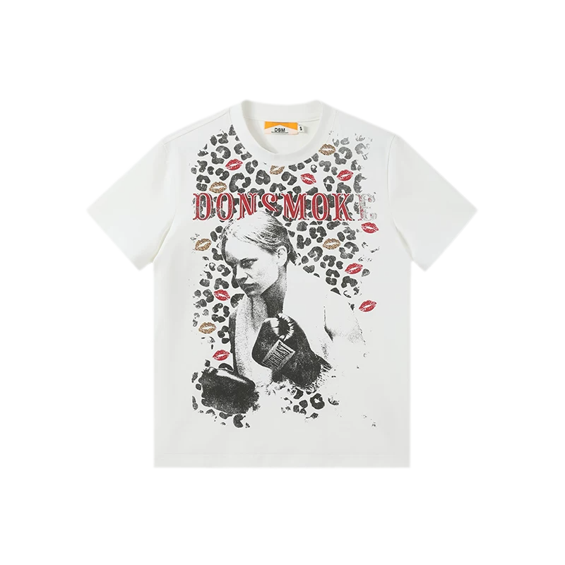 Leopard Boxer Graphic T-Shirt