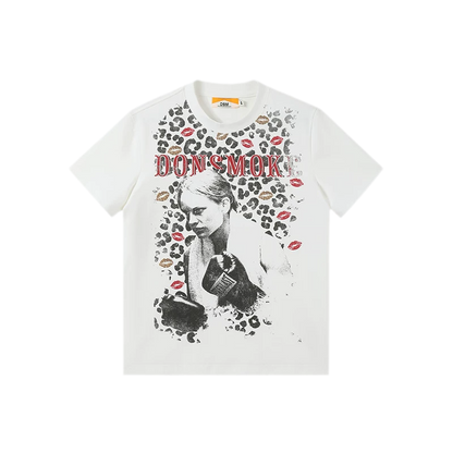 Leopard Boxer Graphic T-Shirt