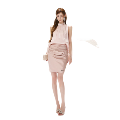 Satin Pink (Top) / S