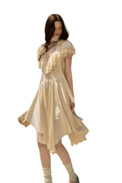 Lace V-Neck Dress
