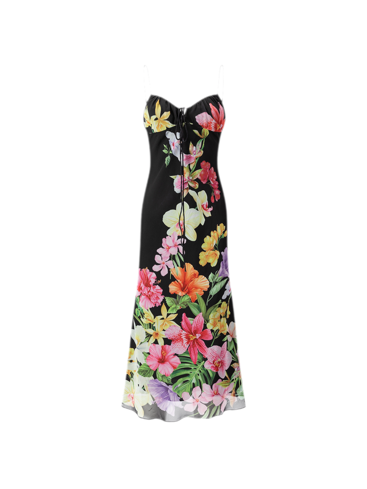 Hand-Painted Floral Camisole Dress