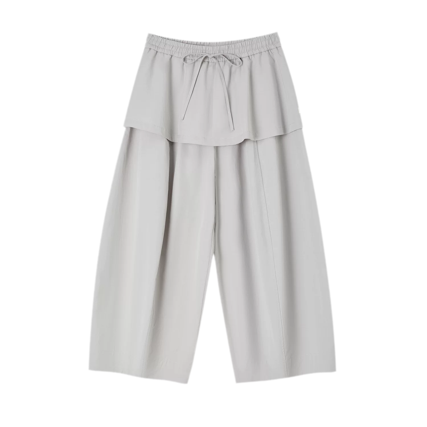 Layered Skirt Balloon Pants