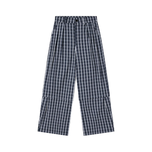 Blue White Plaid / XL
