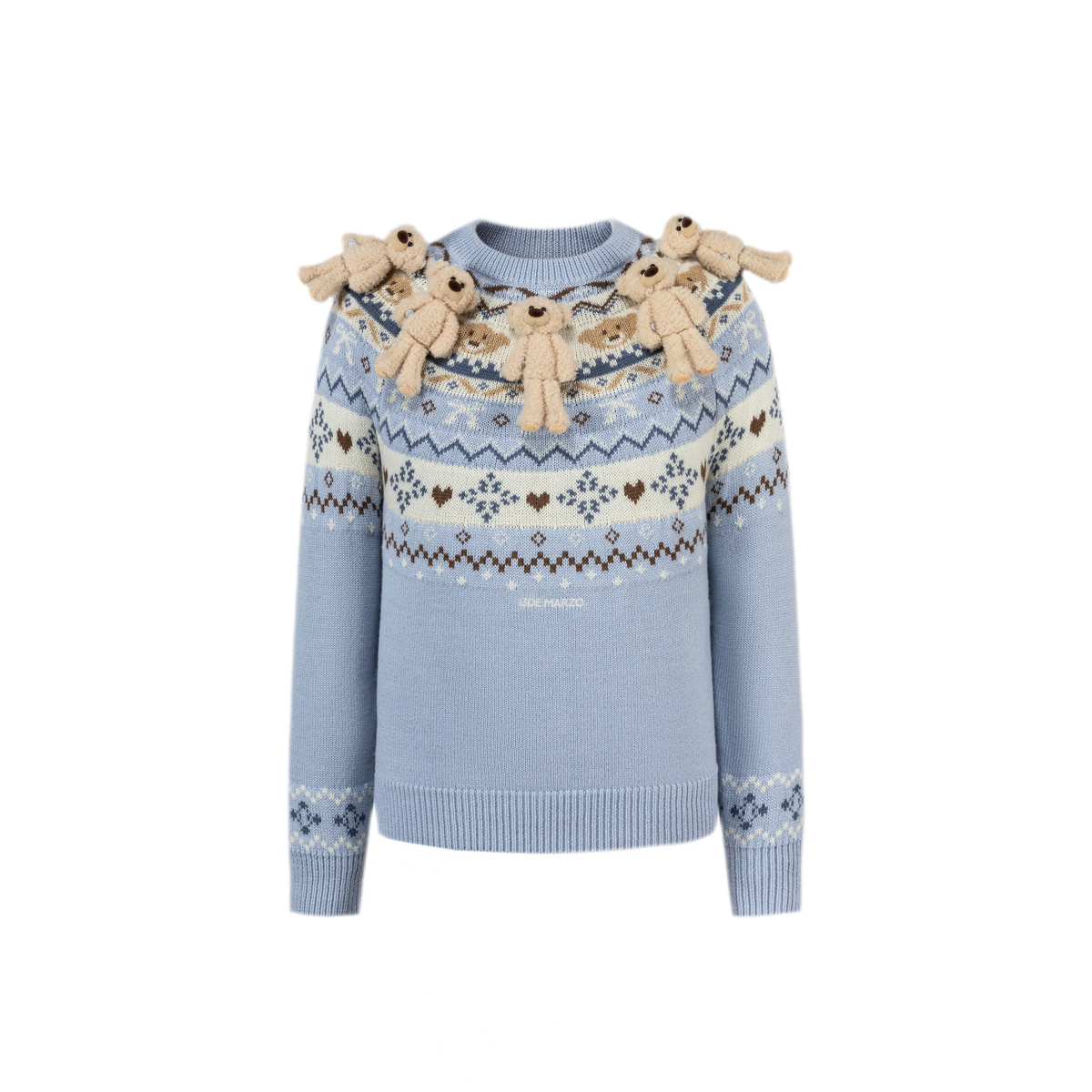 Fair Isle Bear Jacquard Sweater