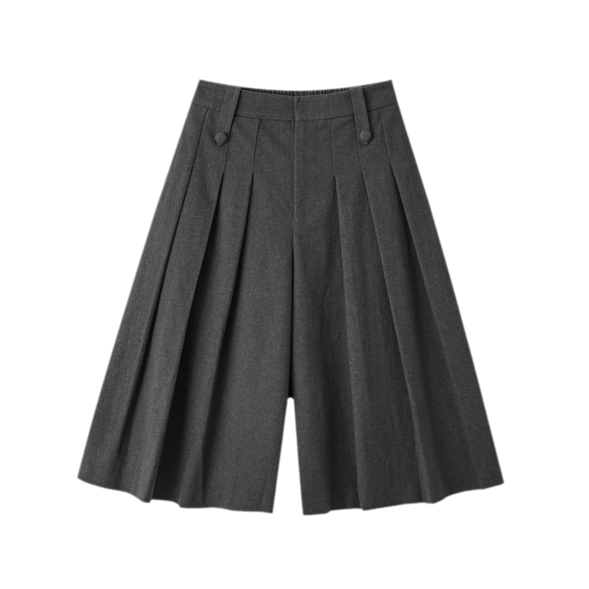 Quần culotte ống rộng xếp ly