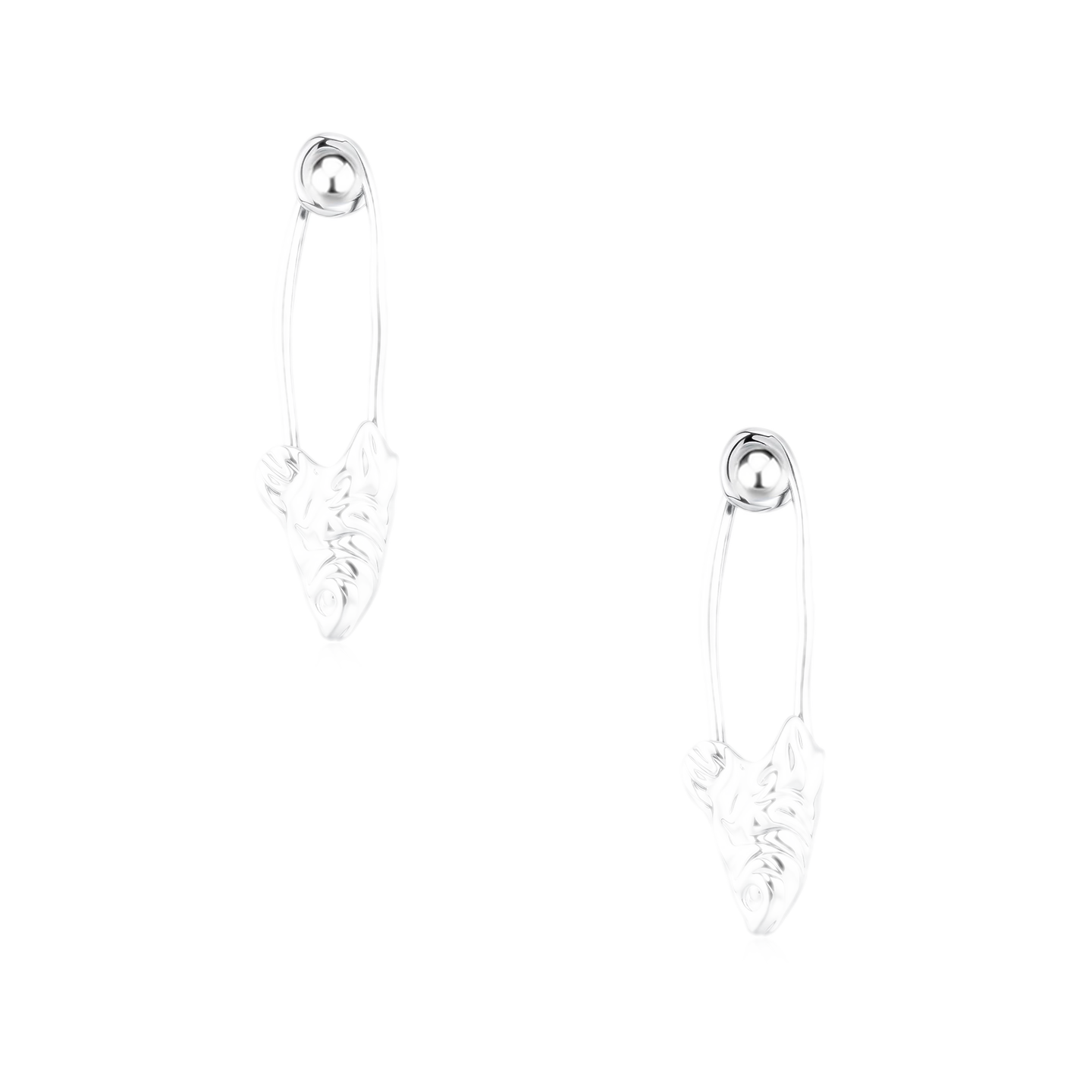 Punk Fishbone Earrings