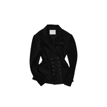 Wool Blend Tailored Blazer