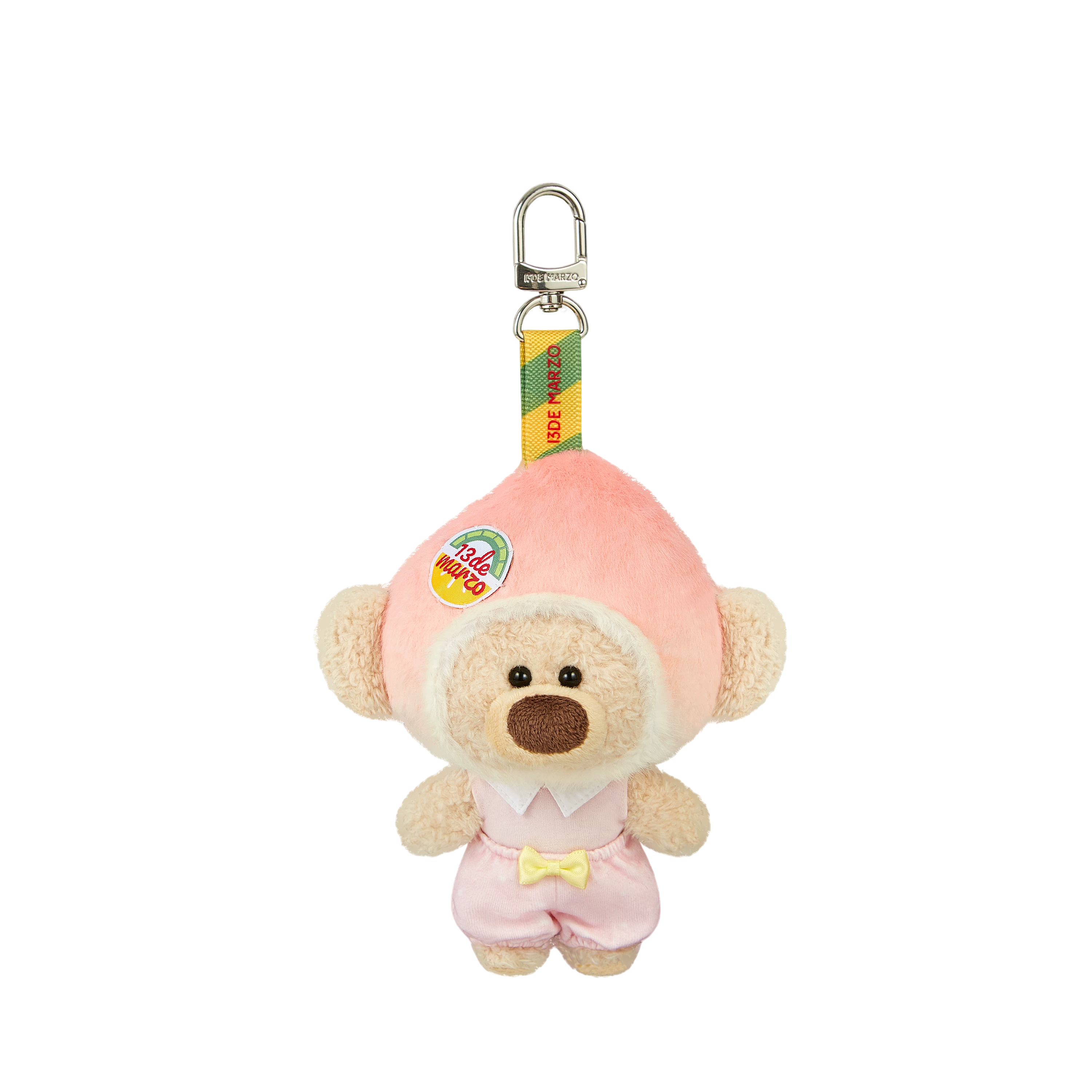 Plush Peach Bag Charm
