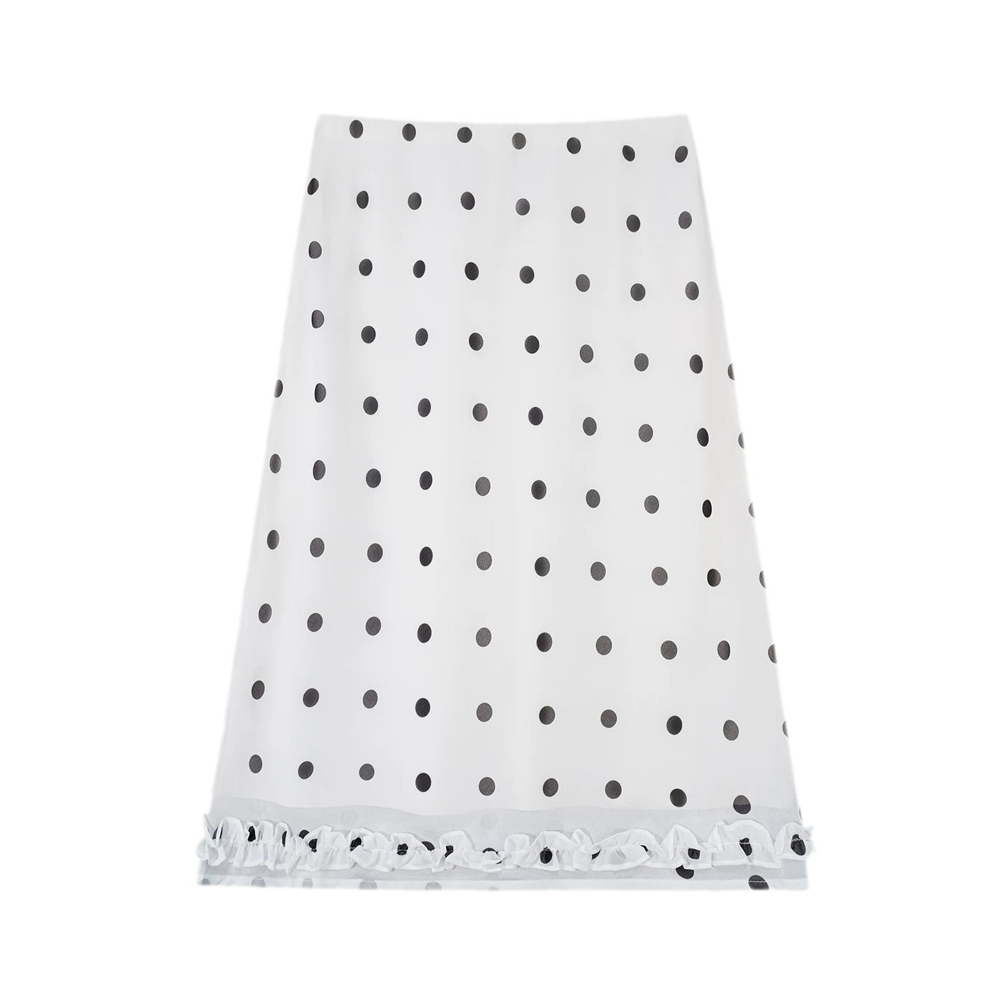 Polka Dot Ruffle Skirt