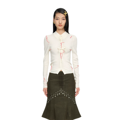 Elegant Knit Top with Pleat Details
