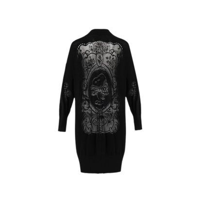 Burnout Frame Knit Cardigan