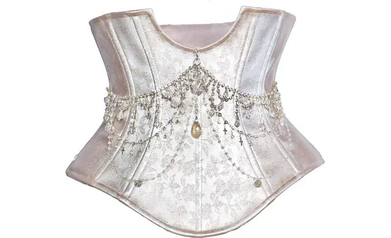 Silver Sculpted Waist Cincher