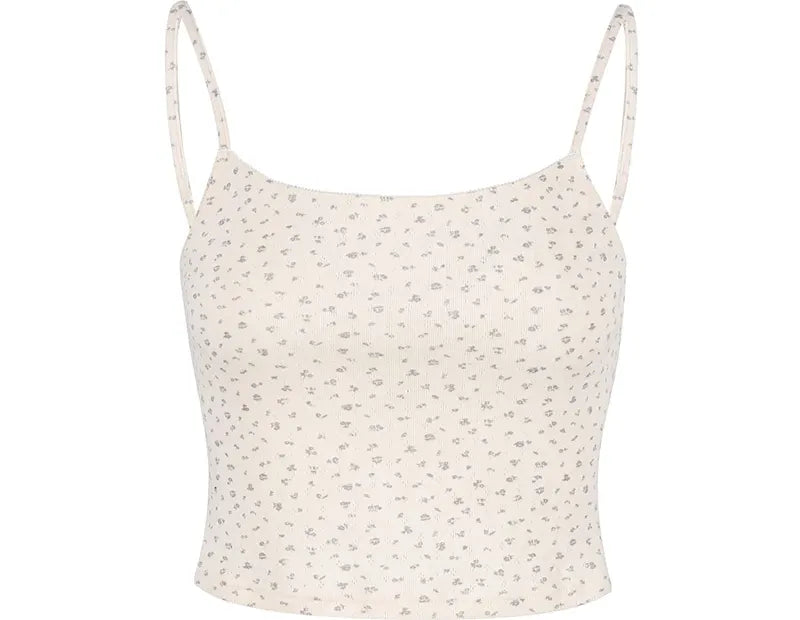 Floral Lace Trim Cami