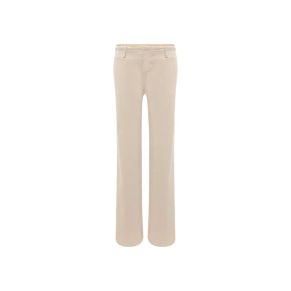 Waistband-Free Straight-Leg Denim Jeans
