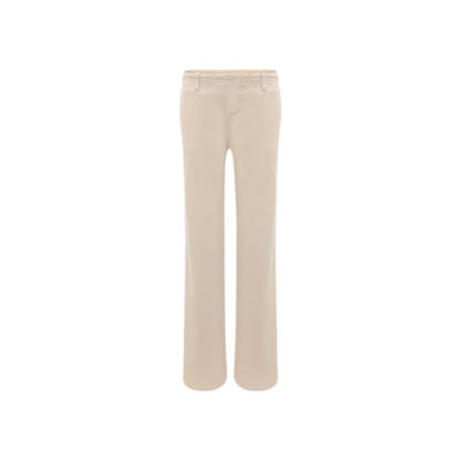 Waistband-Free Straight-Leg Denim Jeans