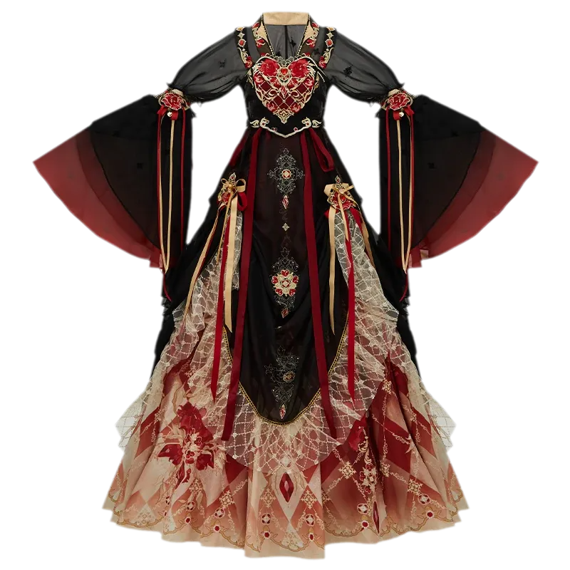 迪士尼红皇后-红桃权杖 Red Queen Scepter Embroidered Palace